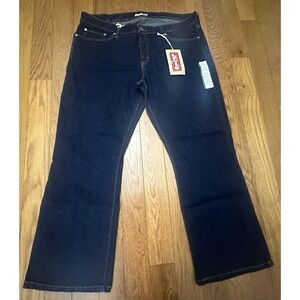 Levi's Women's 512 Perfectly Shaping Bootcut‎ Jeans Dark Wash 22W Short NWT